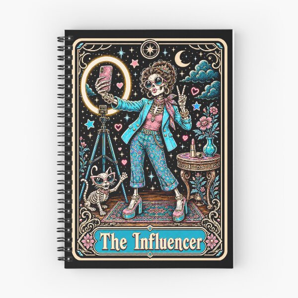 Item preview, Funny Tarot Skeleton - The Influencer designed and sold by Travelslightly.