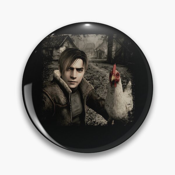 Item preview, Resident Evil 4 Leon & Chicken Shirt, Leon S. Kennedy Vintage Graphic Tee, Survival Horror Gaming Gift, Retro Capcom Gamer Design designed and sold by Catspeachy.