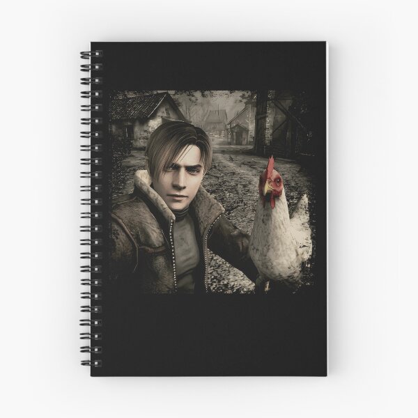 Item preview, Resident Evil 4 Leon & Chicken Shirt, Leon S. Kennedy Vintage Graphic Tee, Survival Horror Gaming Gift, Retro Capcom Gamer Design designed and sold by Catspeachy.