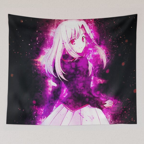 Item preview, Illyasviel von Einzbern Fate Stay Night Pink Aura Smile designed and sold by mildaclairmo.