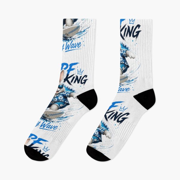 Item preview, Surf King Rabbit – Ride Every Wave Surfing Design designed and sold by anemiche.