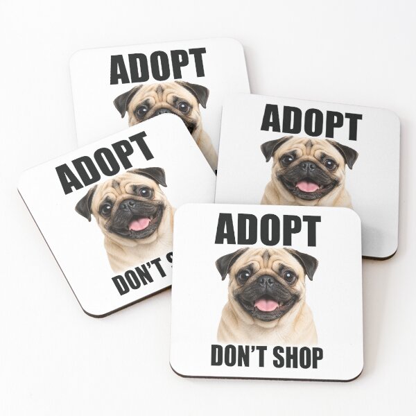 Item preview, Adopt Don’t Shop – Rescue Pet Lover Design designed and sold by TheCanineCanvas.