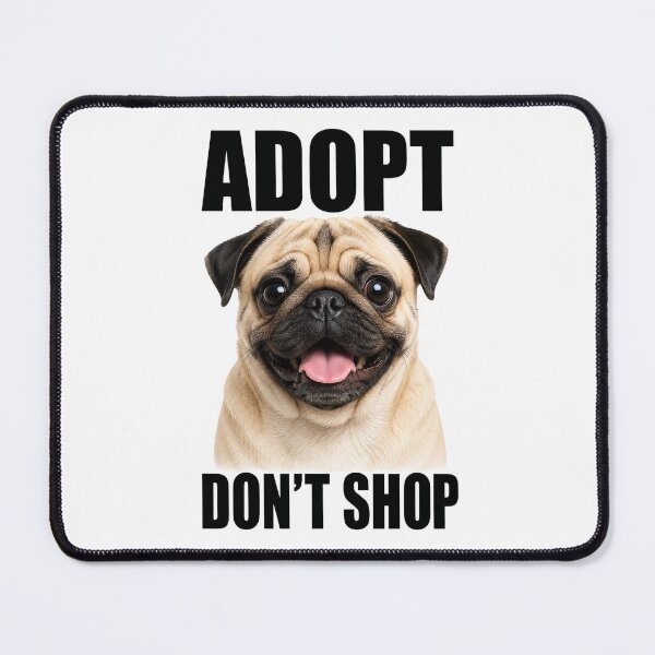 Item preview, Adopt Don’t Shop – Rescue Pet Lover Design designed and sold by TheCanineCanvas.
