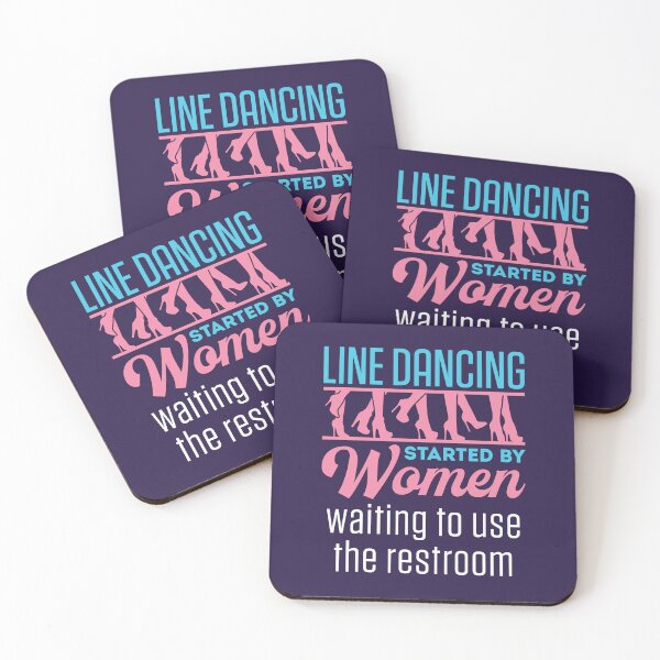 Item preview, Line Dancing Funny Joke Started By Women Waiting to Use the Restroom  designed and sold by jaygo.
