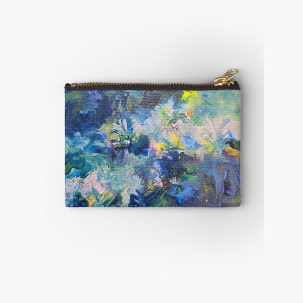 Aperçu de l'œuvre Technique de peinture acrylique bleue Subtle Havoc avec ballon créée et vendue par LaurenMyersArtist.