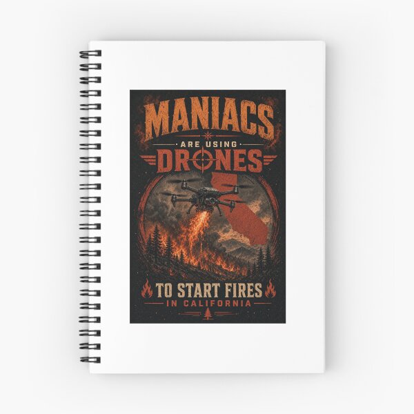 Item preview, maniacs are using drones to start fires in California designed and sold by INEEDBABYPOWDER.