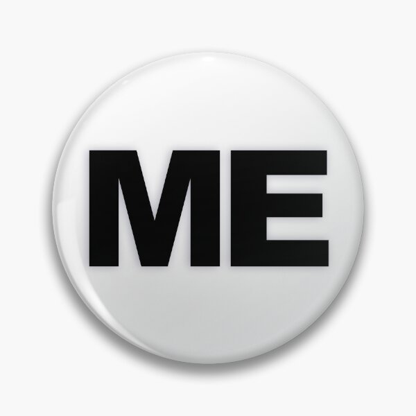 Item preview, ME — Black Minimal Bold Type Statement designed and sold by WORDPAUSE.