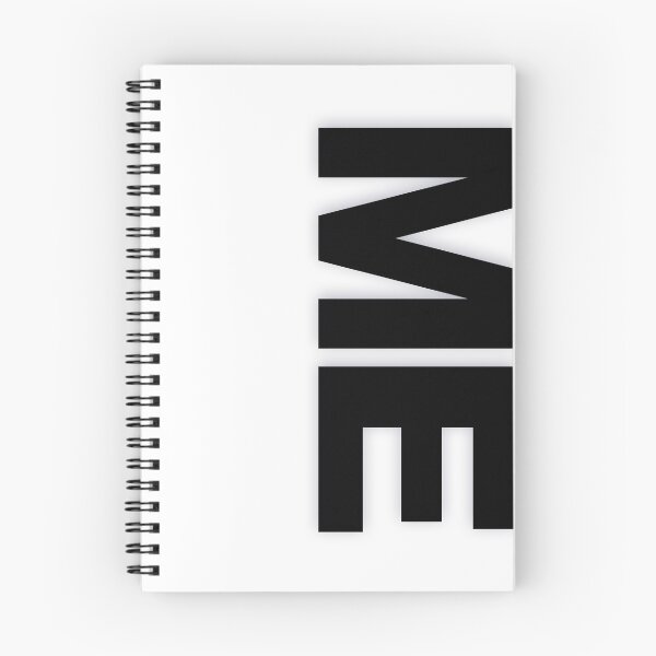 Item preview, ME — Black Minimal Bold Type Statement designed and sold by WORDPAUSE.