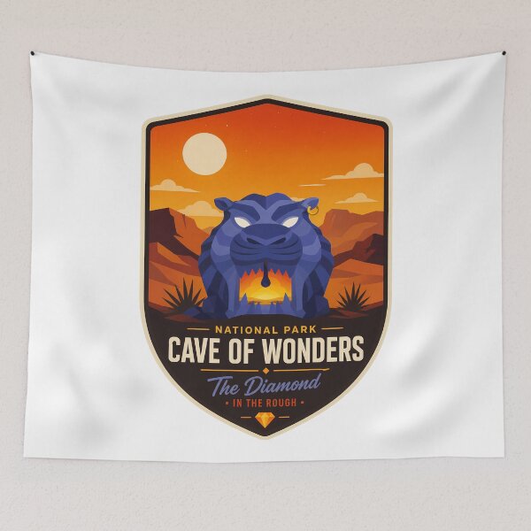 Item preview, Cave of Wonders National Park Landscape designed and sold by FrontierCosmic.