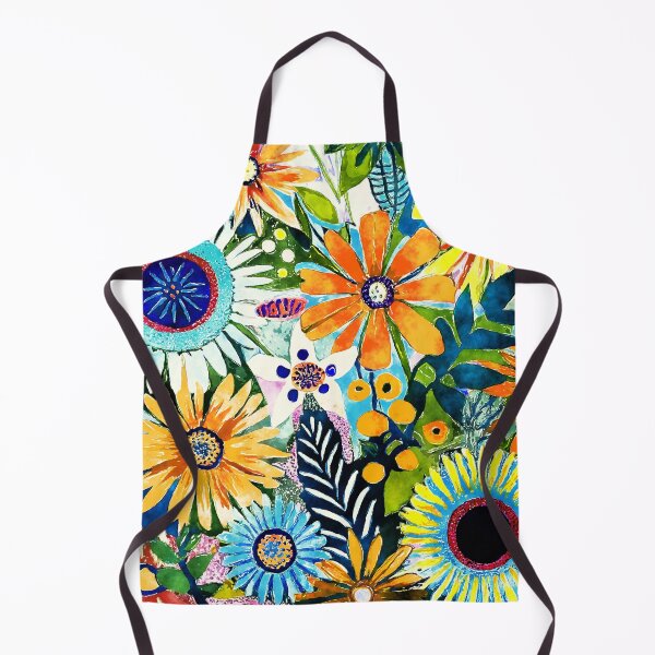 Item preview, Vintage 1960s Distressed Funky Flowers Colorful Retro Designs designed and sold by DEC02.