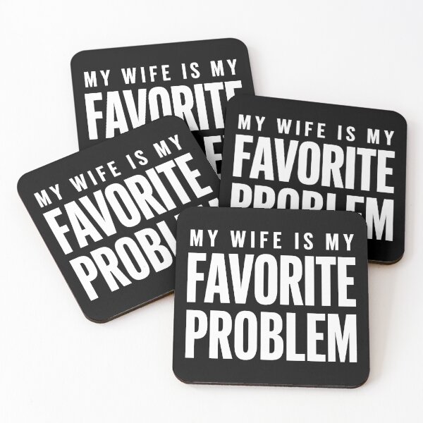 Item preview, My Wife is My Favorite Problem Funny designed and sold by Doodletext.