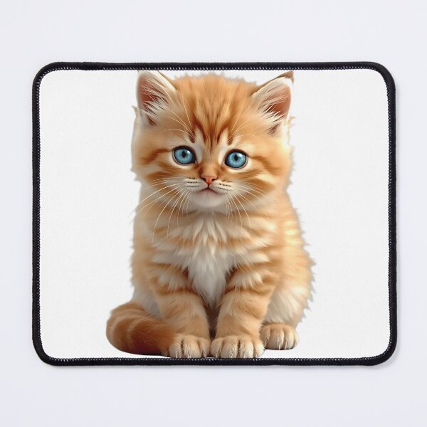 Item preview, Cute Fluffy Orange Kitten designed and sold by AmirArtisanVibe.