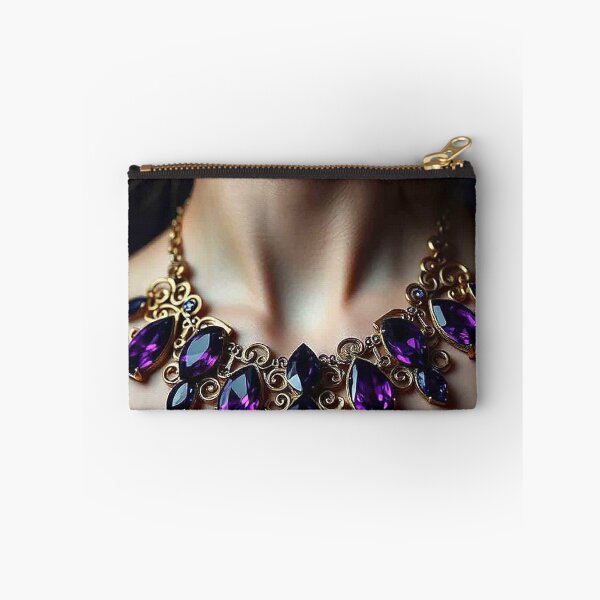 Item preview, Luxury Purple Marquise Statement Necklace Design designed and sold by MFMart.