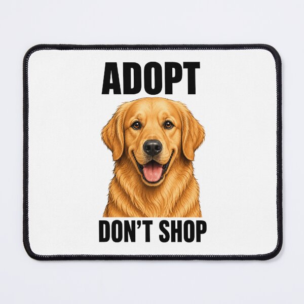 Item preview, Adopt Don’t Shop – Rescue Pet Lover Design designed and sold by TheCanineCanvas.