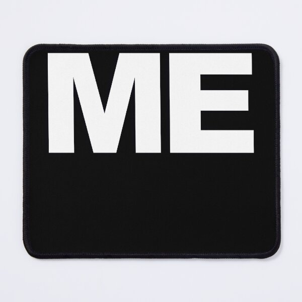 Item preview, ME — White Minimal Bold Type Statement designed and sold by WORDPAUSE.