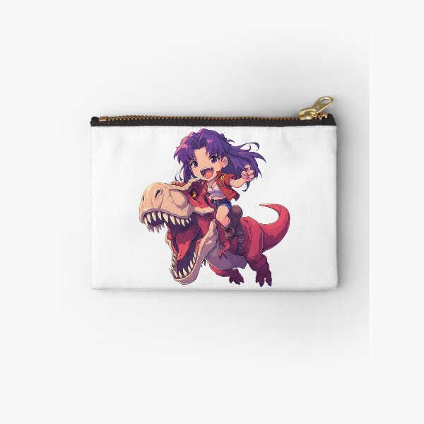 Item preview, Misato Katsuragi Evangelion Chibi Red Dinosaur Adventure designed and sold by Dashsopaner.