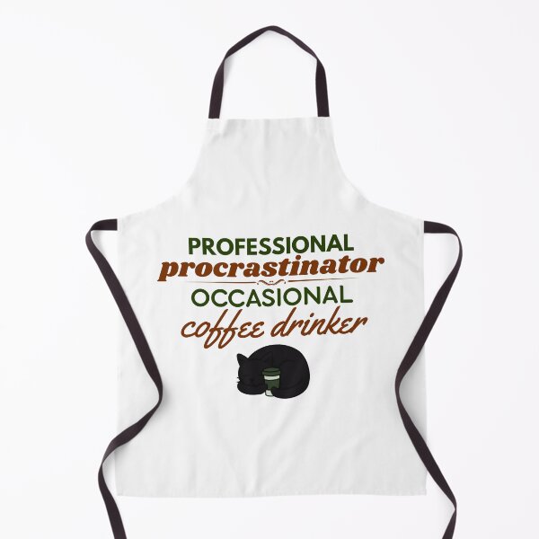 Item preview, Professional Procrastinator Coffee Cat designed and sold by CHERN-CHOM.