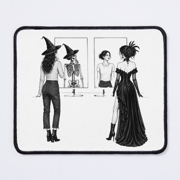 Item preview, Witch Mirror Reflection Gothic Alter Ego Art designed and sold by NESTORY-Studio.