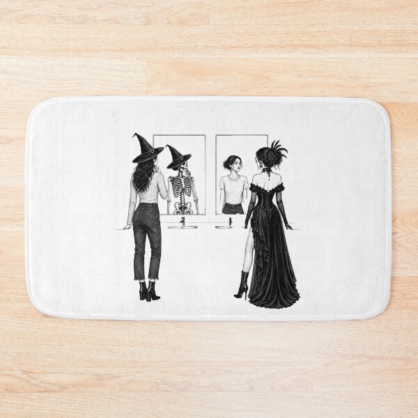 Item preview, Witch Mirror Reflection Gothic Alter Ego Art designed and sold by NESTORY-Studio.