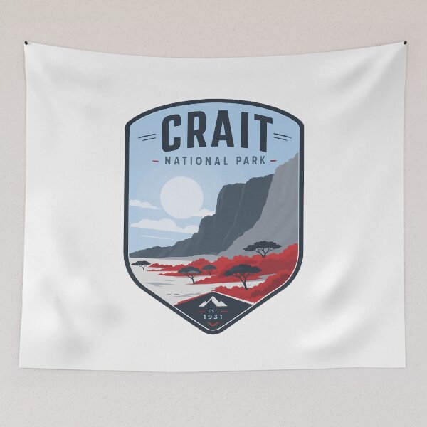 Item preview, Crait National Park Nature Landscape designed and sold by FrontierCosmic.
