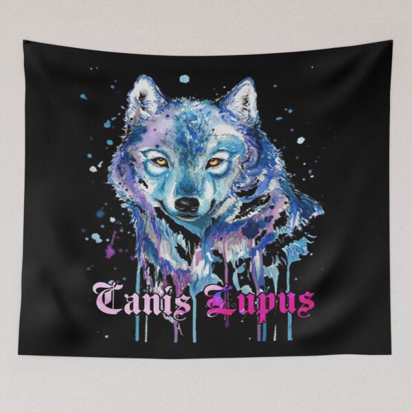 Item preview, Wolf Totem (Midnight Wolf) designed and sold by Davisdazzling.