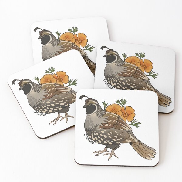 Item preview, California State Bird and Flower designed and sold by riahdrawsthings.