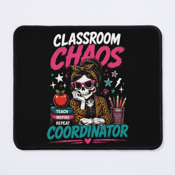 Item preview, Educator Skull Daily Activity Organizer Design designed and sold by markymaarty.