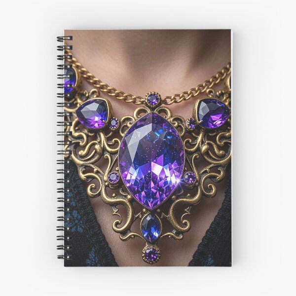 Item preview, Luxury Amethyst Marquise Necklace Design designed and sold by MFMart.