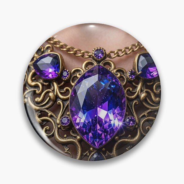 Item preview, Luxury Amethyst Marquise Necklace Design designed and sold by MFMart.