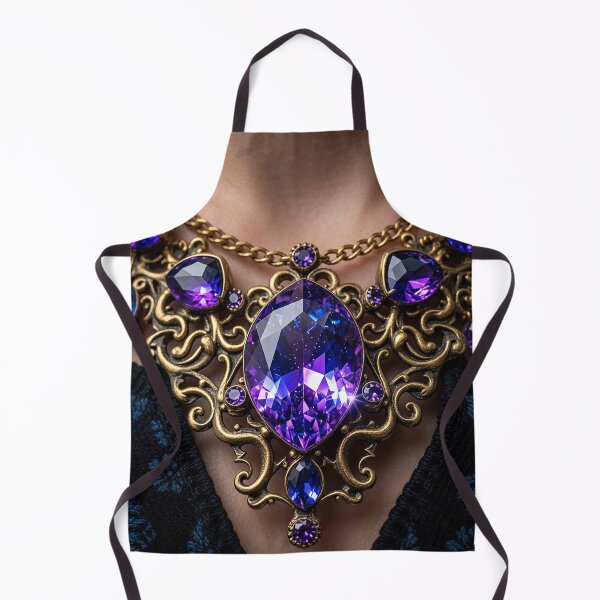 Item preview, Luxury Amethyst Marquise Necklace Design designed and sold by MFMart.