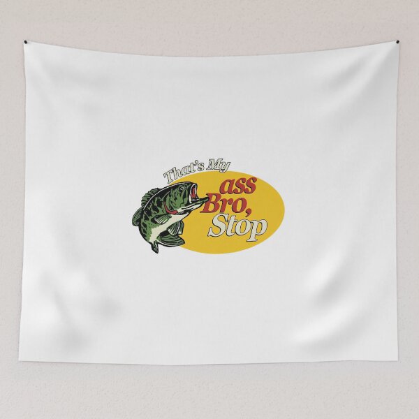 Item preview, Fishing Humor Parody Logo Bass Pro Ship Gay Fisherman Ass Bro.Humor  designed and sold by Space Ghettos.