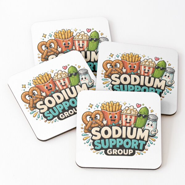 Item preview, Sodium Support Group Funny Salty Snack Food designed and sold by markymaarty.