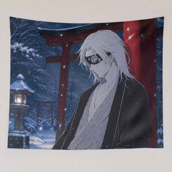 Item preview, Tengen Uzui Demon Slayer Snowy Shrine Silence designed and sold by Dashsopaner.