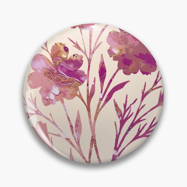Item preview, Pink Floral Explosion Stencil Art designed and sold by GAP90.
