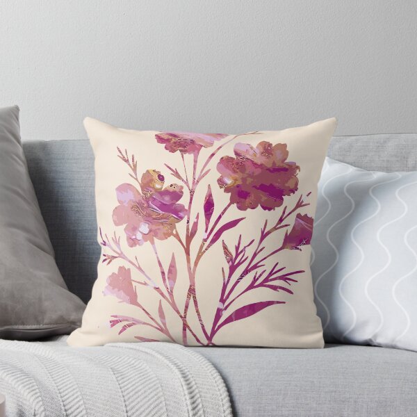 Item preview, Pink Floral Explosion Stencil Art designed and sold by GAP90.