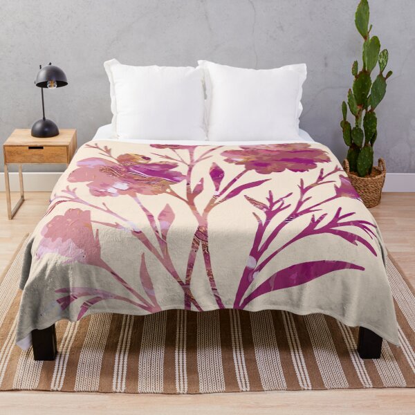 Item preview, Pink Floral Explosion Stencil Art designed and sold by GAP90.