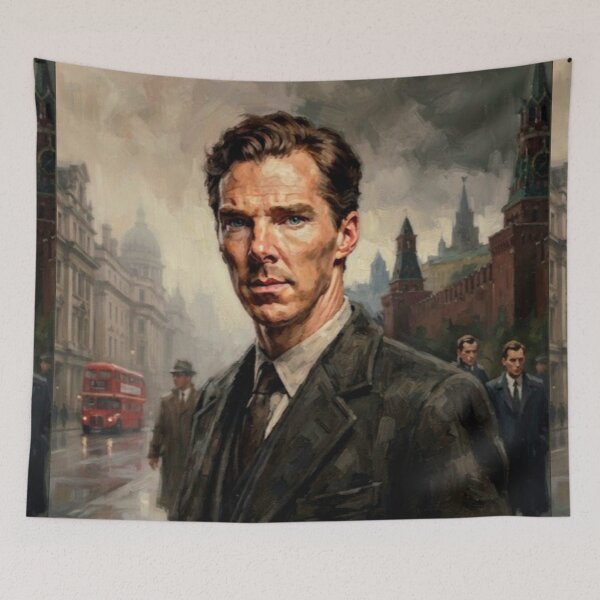 Item preview, The Courier Spy Thriller Fine Art Tribute designed and sold by Art's Diner.