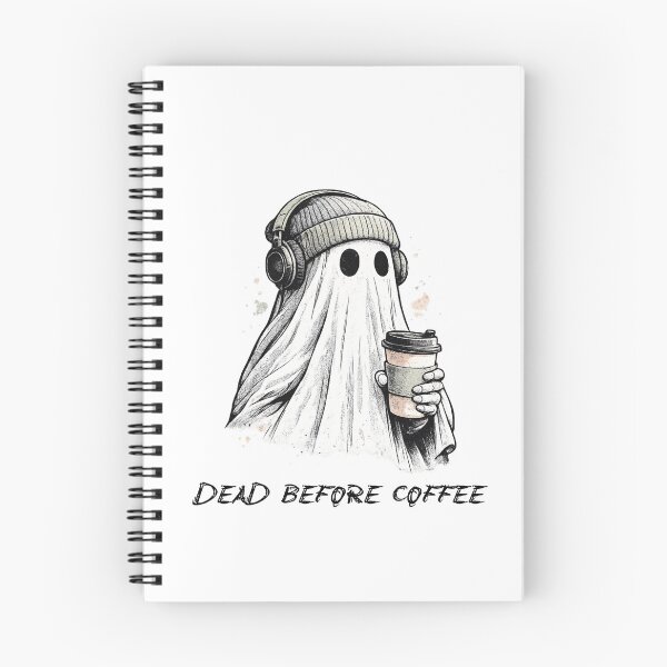 Item preview, Dead Before Coffee Cute Ghost Coffee Lover designed and sold by NESTORY-Studio.