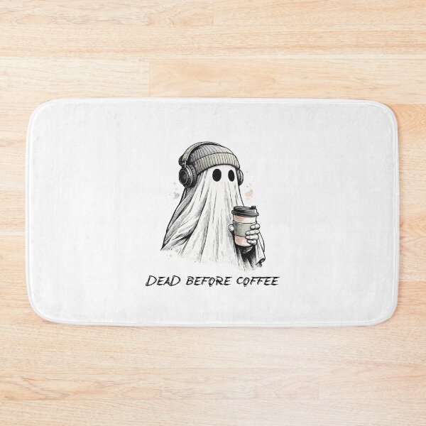 Item preview, Dead Before Coffee Cute Ghost Coffee Lover designed and sold by NESTORY-Studio.