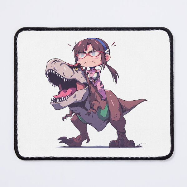 Item preview, Makinami Mari Illustrious Evangelion Chibi Dinosaur Ride designed and sold by Dashsopaner.