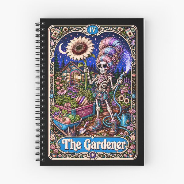 Item preview, Funny Tarot Skeleton - The Garener designed and sold by Travelslightly.