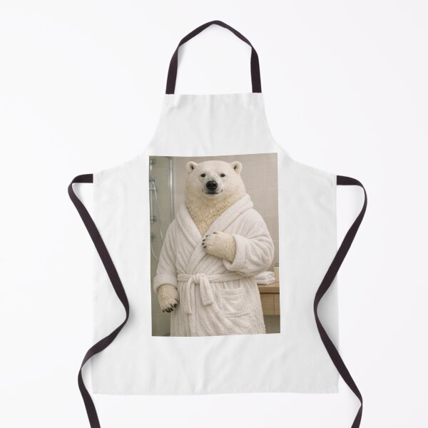 Item preview, Cozy Bathrobe Polar Bear designed and sold by Sillytoe.