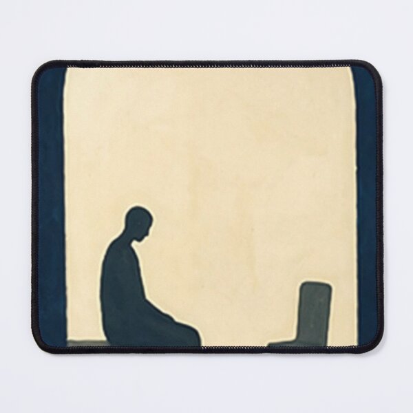 Item preview, "Stillness" - Minimalist Dark Silhouette Abstract Interior Art designed and sold by Moodzu.