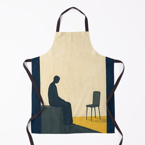 Item preview, "Stillness" - Minimalist Dark Silhouette Abstract Interior Art designed and sold by Moodzu.