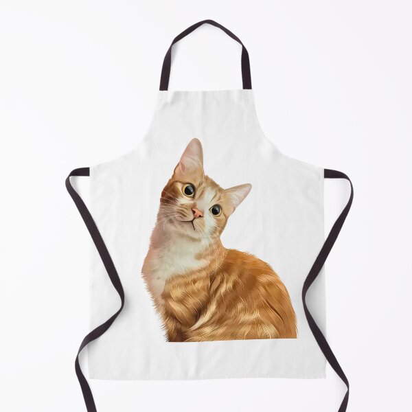 Item preview, Cute Curious Ginger Cat Illustration designed and sold by onebystudio.