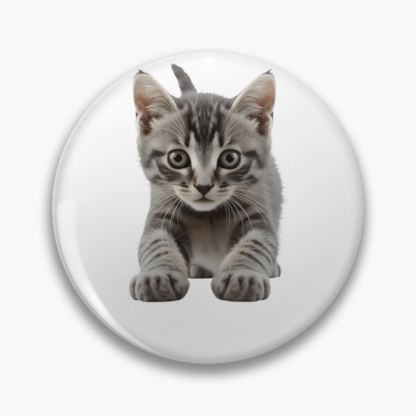 Item preview, Cute Tabby Kitten Playful Look designed and sold by AmirArtisanVibe.