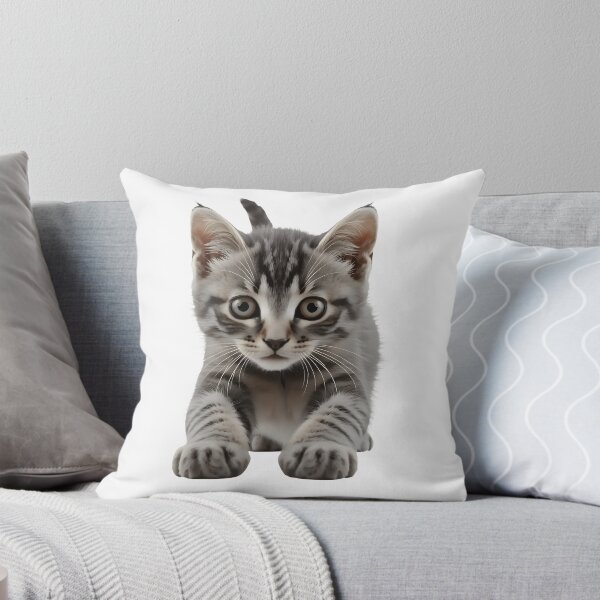 Item preview, Cute Tabby Kitten Playful Look designed and sold by AmirArtisanVibe.