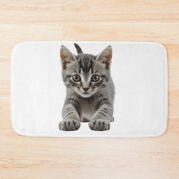 Item preview, Cute Tabby Kitten Playful Look designed and sold by AmirArtisanVibe.