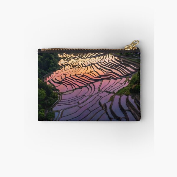 Item preview, Tanada Sunset: Japanese Terraced Rice Fields designed and sold by conohitoAI-ArtGallery.