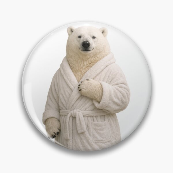 Item preview, Bathrobe Polar Bear designed and sold by Sillytoe.